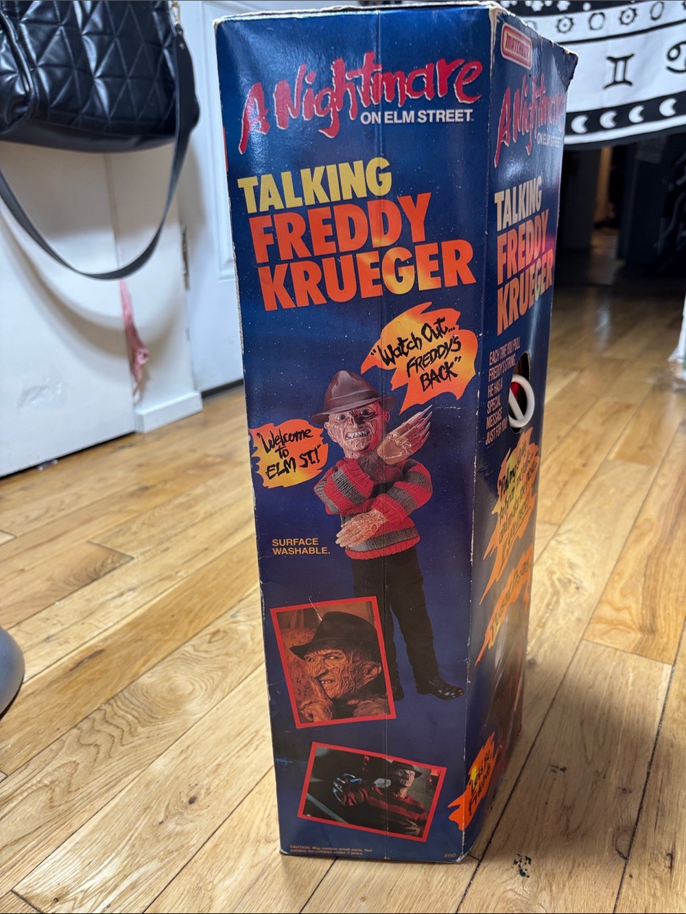 Vintage 1989 Matchbox Talking Freddy Krueger Doll Nightmare on Elm Street w/ Box - Picture 5 of 6